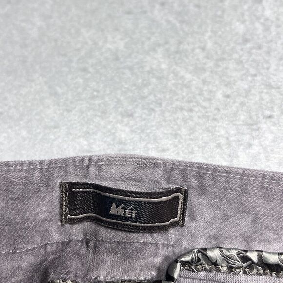 REI Pants Women 8 Brown Corduroy Stretch Boot Cut Lightweight Outdoors Pockets - Picture 15 of 16